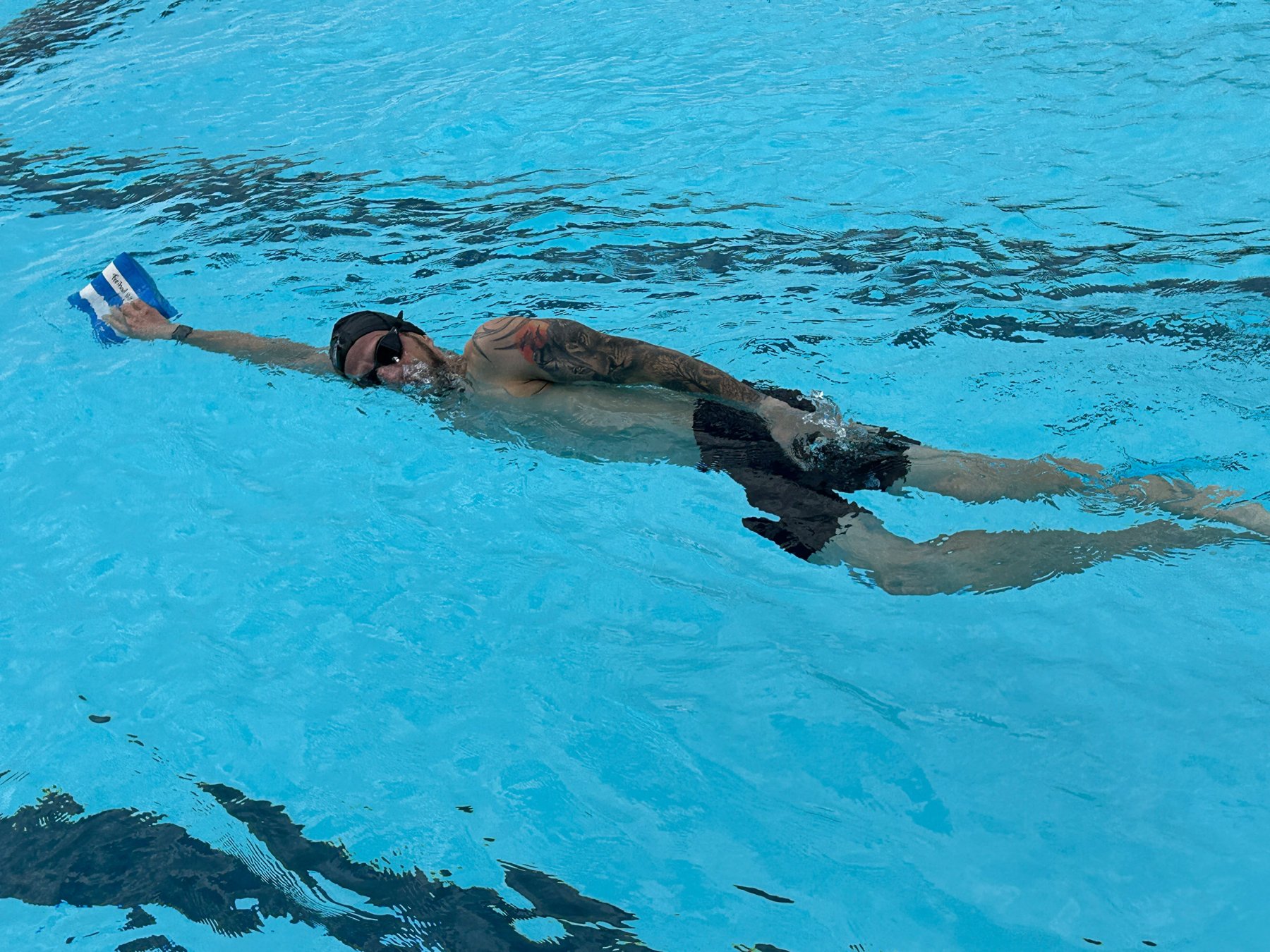 Schwimmtraining auf dem Weg zum Ironman
